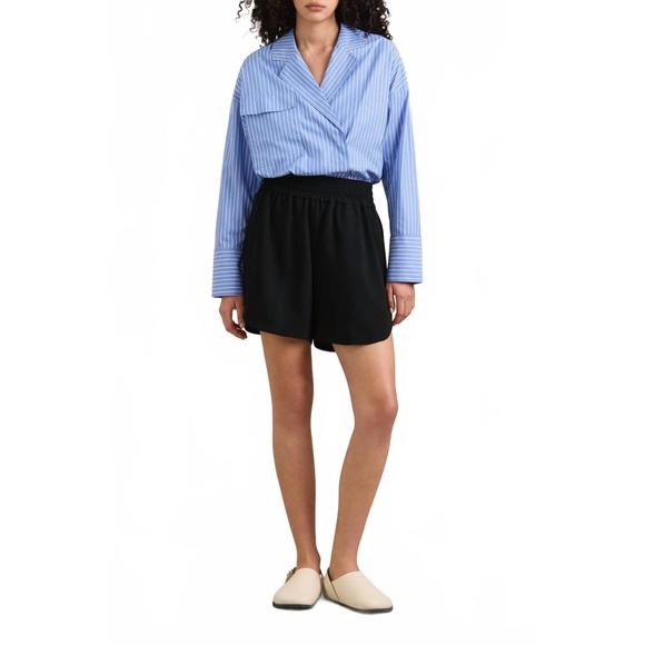 NEW A.EMERY morris high waist short in black